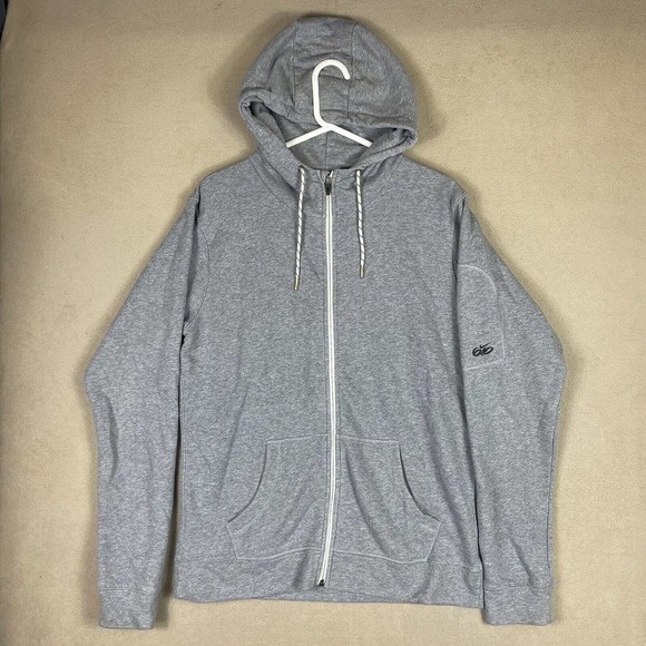 Nike Tops - Nike 6.0 Womens L Full Zip Hoodie Sweater Gray Pouch Pocket Sleeve Zip Pocket
